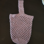 Crochet Market Mini String Bag - Lilac